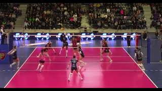 Serena Gray  Beziers vs Crvena Zvezda CEV Cup Volleyball Highlights [upl. by Asek]