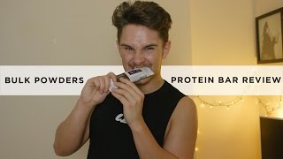 BULK POWDERS PROTEIN BAR REVIEW  CHOCOLATE PRALINE [upl. by Gurevich864]