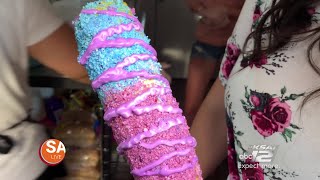 UniCorn on the Cob 🦄  Street Treats  Elder Eats  SA Live [upl. by Analram]