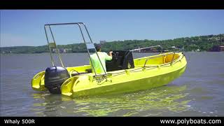 PolyBoats  Whaly 500R Yellow Sea Trial on the Hudson River [upl. by Lorry841]