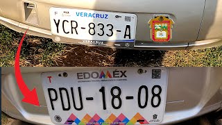 COMO CAMBIAR PLACAS DE OTRA ENTIDAD AL ESTADO DE MÉXICO  TUTORIAL [upl. by Ycam94]