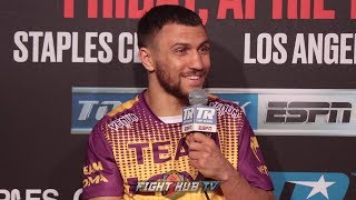 THE FULL VASYL LOMACHENKO AND GILBERTO RAMIREZ POST FIGHT PRESS CONFERENCE  LOMACHENKO VS CROLLA [upl. by Nelan379]