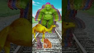 3 different colors Cute cats vs 8 Gta 5 bigfoot amp train driver tom [upl. by Anayad]