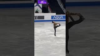 Donovan Carrillo MEX 2024 ISU Worlds  he is GOLD to me worldfigure iceskating shorts [upl. by Haerle]