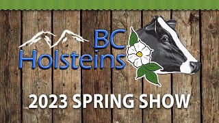 LIVE STREAM  BC Spring Holstein Show 2023  Chilliwack BC [upl. by Enaenaj]