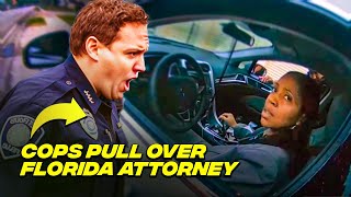 Police officer pull over Florida Attorney this is whathappened [upl. by Azelea]