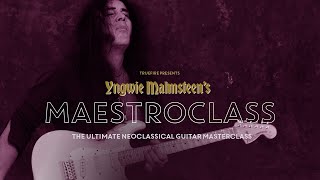 🎸 Yngwie Malmsteens MaestroClass  Introduction  Guitar Lessons  TrueFire [upl. by Adnolrehs]