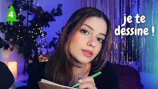 ASMR  Je dessine ton portrait et on discute  semirp  pluie ☔ [upl. by Prosper]