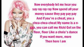 Nicki Minaj  Starship Lyrics On Screen [upl. by Lila]