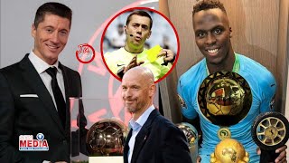 Lewandowski et Édouard Mendy ballon dor  Il est interdit aux joueurs de parler avec larbitre [upl. by Denton]