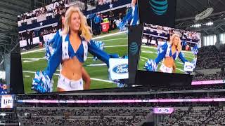 2024 Dallas Cowboys Cheerleaders pregame performance Thunderstruck vs 92224 screenview only [upl. by Bovill]