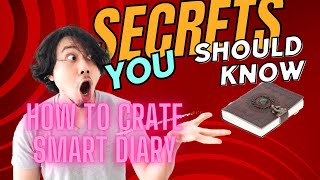 How to create smart diary windows10 diary secret [upl. by Clemmie208]