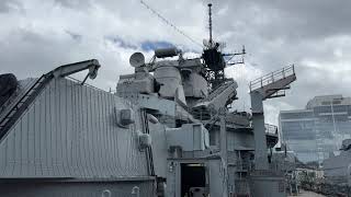 Nauticus Museum amp USS Wisconsin 2023 Norfolk Virginia Hampton Roads [upl. by Tova]