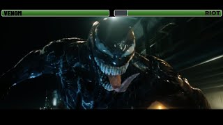 Venom Vs Riot  Final Battle Scene  VENOM 2018 Movie CLIP 4K [upl. by Esdras837]