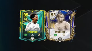 ENDRIK VS RIVALDO FIFA Mobile CARDS [upl. by Laband]