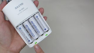 Powerful and Rechargeable Eneloop AA Batteries Review [upl. by Henley]