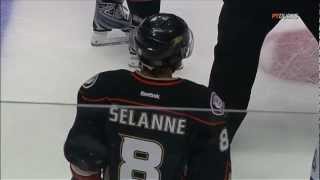 Fans Delay Game With One More Year Chants For Selanne [upl. by Eloccin]