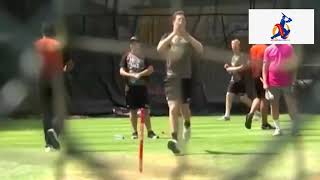 Mitchell Santner Bowling action [upl. by Drusi162]