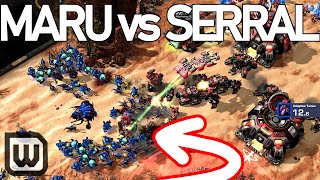 Starcraft 2 TSL 6 Playoffs WORLD CHAMP vs GSL KING  Serral Zerg vs Maru Terran [upl. by Delanie439]