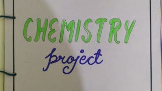 Investigatory project for class XII chemistry [upl. by Hadihahs]