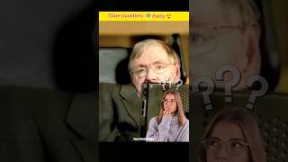 Stephen Hawkings Time Traveler party spacefact science [upl. by Enelyt]