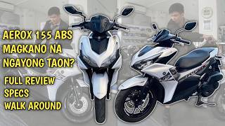 YAMAHA AEROX S 155 ABS MAGKANO NA NGAYONG TAON GANDA NG KULAY PUTI  DUDE YMARTV [upl. by Yatnoed]