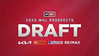 2023 WHL Prospects Draft Show  Round 1 [upl. by Alcus193]