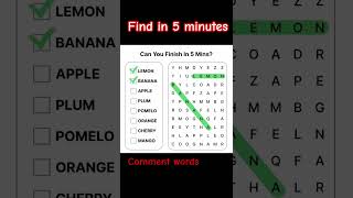 play words game in 5 minutes  play sunday mindset english shorts [upl. by Ahsayn]