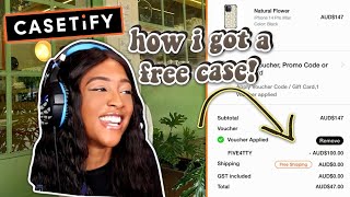 How to Get a Free Casetify Case with 100 OFF Promo Code  Best Casetify Discount code 2024 [upl. by Irrek]