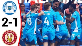 Peterborough vs Stevenage 21 Kwame Poku Goal All Goals and Extended Highlights [upl. by Werbel]