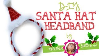 DIY Santa Hat Headband  Craft Foam Fun amp Easy [upl. by Yedok224]