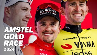 Nu Wel Raak Voor Thomas Pidcock  Amstel Gold Race 2024 [upl. by Annoyk]