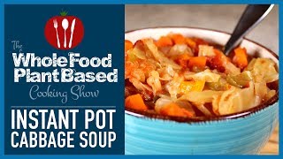 Plant Based Vegan Instant Pot Cabbage Soup for Weight Loss [upl. by Norra683]