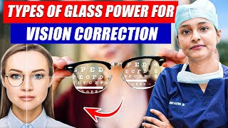 Different Types of Glass Power for Vision Correction  Myopia Hyperopia Presbyopia Explained [upl. by Keelia]