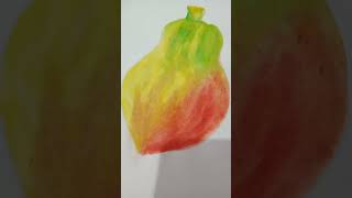 Papaya drawing svs715 youtubeshorts painting [upl. by Fortin]