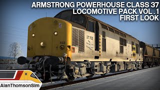 Train Simulator 2019 Armstrong Powerhouse Class 37 Vol1 First look [upl. by Aratas]