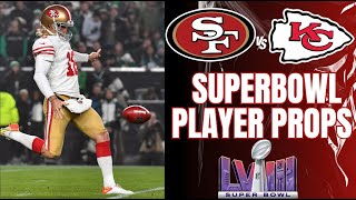 Super Bowl 58 Player Props Predictions and Picks  Mitch Wishnowsky Longest Punt OU 555 Yards [upl. by Nydia978]