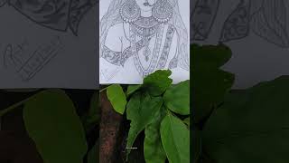 Apsara Aali song  Maa Durga Drawing  shorts [upl. by Pangaro795]