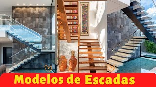 50 MODELOS DE ESCADAS INTERNAS PARA CASAS MODERNAS [upl. by Aileen]