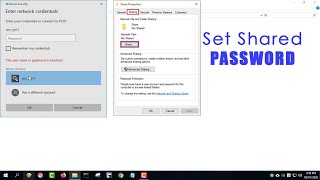 Windows 10  Set Shared Folder password  NETVN [upl. by Reddin952]