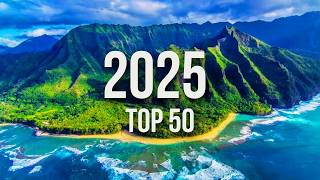 50 Best Places to Visit in 2025  Travel Guide [upl. by Anamuj]