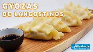 Receta de Gyozas de Langostinos [upl. by Nada]