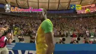 Mondiali Atletica Berlino 2009 WR 1919 USAIN BOLT nella finale 200 metri  20 agosto [upl. by Sakiv23]