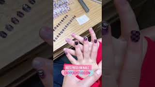 Usage Instructions of Kids presson nails [upl. by Ardnuhs]