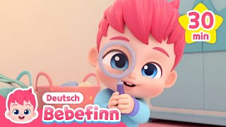 SuchspielAbenteuer mit Bebefinn 🔍  Mix  Sing mit Bebefinn  Bebefinn Deutsch  Kinderlieder [upl. by Weston96]