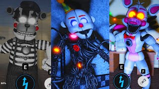 Fighting Ennard and Sister Location Animatronics in Roblox FNAF AU Special Delivery [upl. by Daren657]