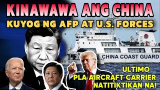 KINAWAWA ANG CHINA Pinagtutulungan ng AFP at US Force sa WPS Aircraft Carrier natitiktikan [upl. by Sim]