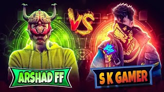 ARSHAD FF VS 👿 SK GAMER ❌😱 only headshot ☠️ औकात 👿की बात कर रहे थे 😎trending Arshadff999 [upl. by Azal]