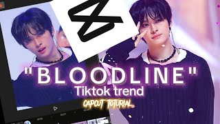 quotBLOODLINEquot Tiktok trend capcut toturial [upl. by Wylie]