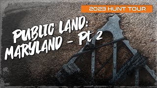 Hunting Action CLOSE To The Road Maryland EP2 2023 Tethrd Hunt Tour [upl. by Keir566]